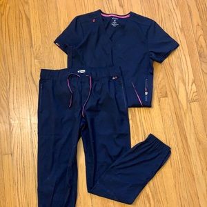 koi Lite Navy Scrubs